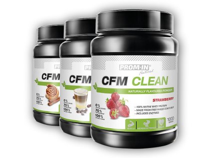 PROM-IN CFM Clean Protein 1000g (Varianta vanilla latte)