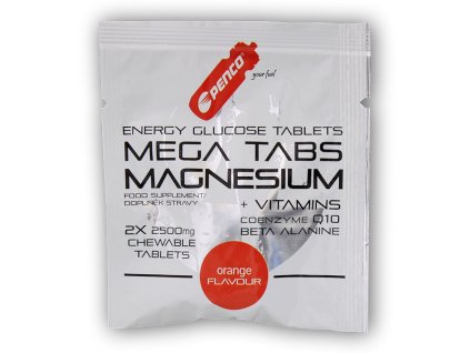 Penco Mega Tabs Magnesium 2x2500 mg pomeranč