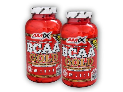 Amix 2x BCAA Gold 300 tablet + šťavnatá tyčinka ZDARMA