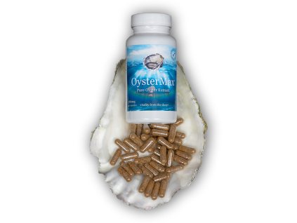 Marine Healthfoods Extrakt z Irských ústřic OysterMax 120 kapslí + šťavnatá tyčinka ZDARMA