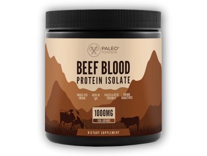 Paleo Powders Beef Blood protein isolate (grass-fed) 150g + šťavnatá tyčinka ZDARMA
