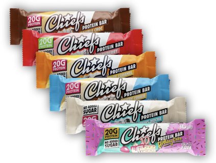 Chiefs Chiefs Proteinová tyčinka 55g (Varianta srtrawberry)