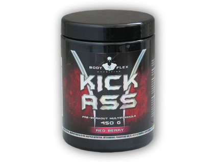 Bodyflex Kick Ass pre workout 450g (Varianta red berry)