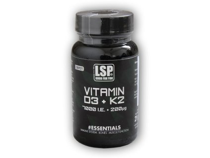 LSP Nutrition Vitamin D3 7000 IU/K2 200mcg 60vege cps