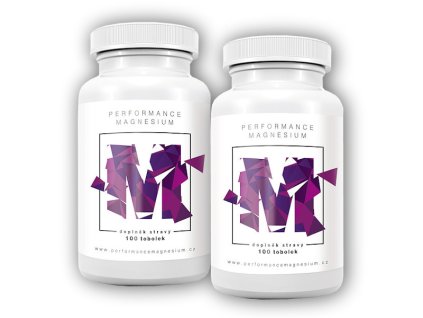 BrainMax 2x Performance Magnesium 1000mg 100 kapslí + šťavnatá tyčinka ZDARMA