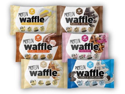 Go Fitness Protein Waffle 50g (Varianta double chocolate)