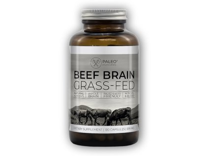 Paleo Powders Hovězí mozek (grass-fed beef brain) 180 kapslí + šťavnatá tyčinka ZDARMA