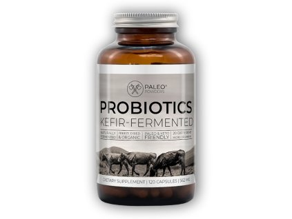 Paleo Powders BIO Probiotika (kefírová) 120 kapslí + šťavnatá tyčinka ZDARMA