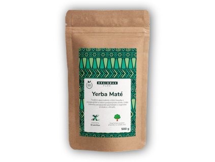 BrainMax Pure Organic Yerba Maté - Brainiac 500g