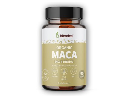 Blendea Blendea Maca 4 druhy BIO Organic 90 kapslí