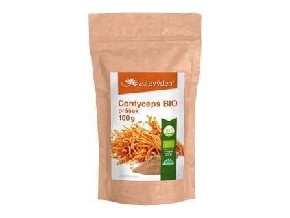 Zdravý den Cordyceps BIO prášek 100g