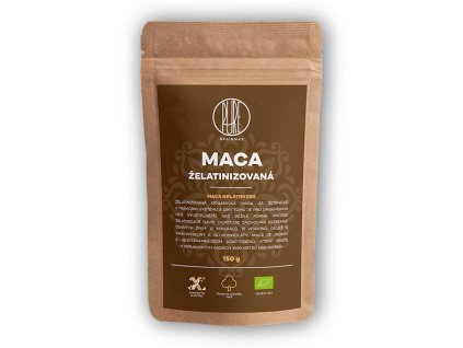 BrainMax Pure Maca želatinovaná BIO prášek 150g
