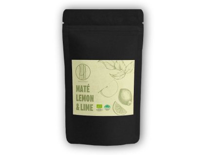 BrainMax Pure Maté Lemon & Lime, citrón & limetka BIO 50g