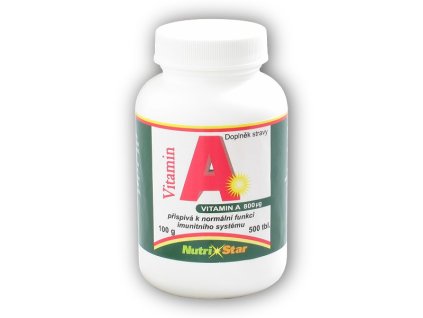 Nutristar Vitamín A 800mcg 500 tablet