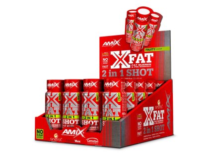 Amix X-Fat 2 in 1 Shot ampule 60ml (Varianta fruity)