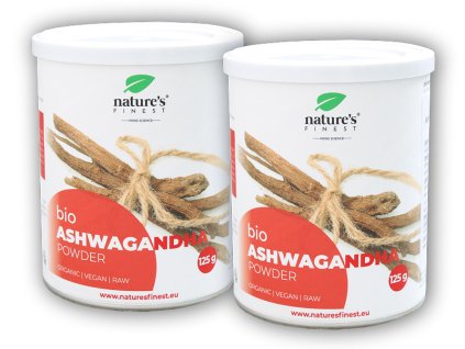 Nature´s Finest 2x Ashwagandha Powder BIO 125g