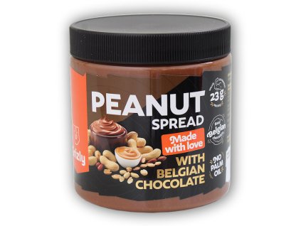 Grizly Arašídový krém s belgickou čokoládou 500g