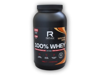 Reflex Nutrition 100% Whey Protein 720g NEW (Varianta jahoda malina)