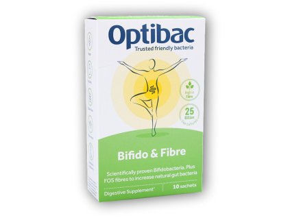 Optibac Bifido & Fibre (Probiotika pro vyprazdňování) 10 x 6g sáček