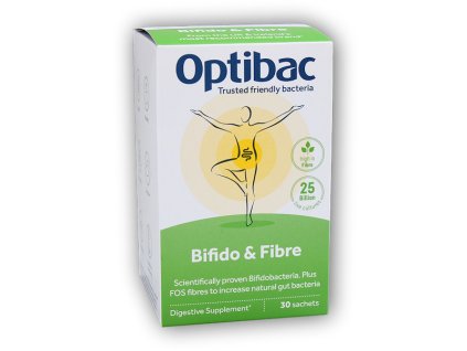 Optibac Bifido & Fibre (Probiotika pro vyprazdňování) 30 x 6g sáček