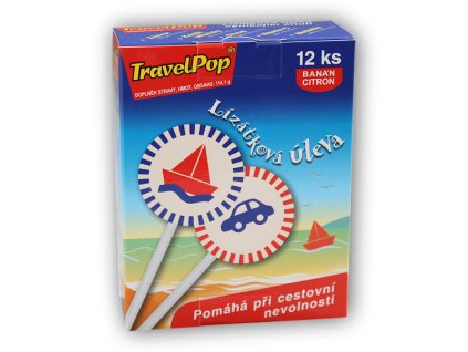 VitaHarmony TravelPop banán citron 12 lízátek