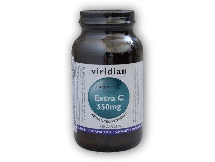 Viridian Extra C 550mg 150 kapslí