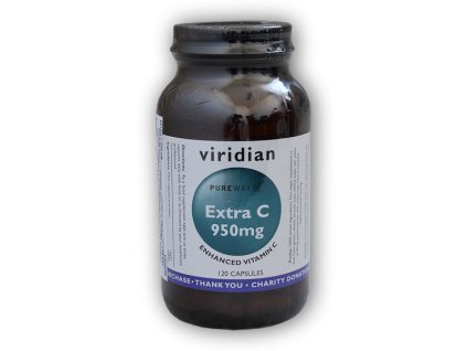 Viridian Extra C 950mg 120 kapslí