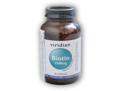 Viridian Biotin 2500ug 90 kapslí