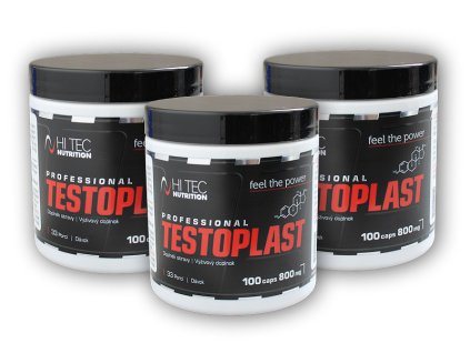Hi Tec Nutrition 3x Testoplast 800mg 100 kapslí