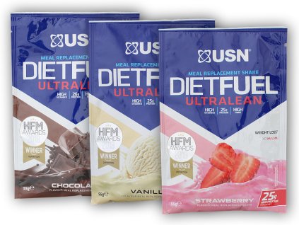 USN Diet Fuel Ultralean 54g (Varianta čokoláda)