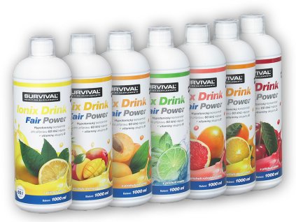 Survival Ionix Drink Fair Power 1000ml (Varianta pink grep)