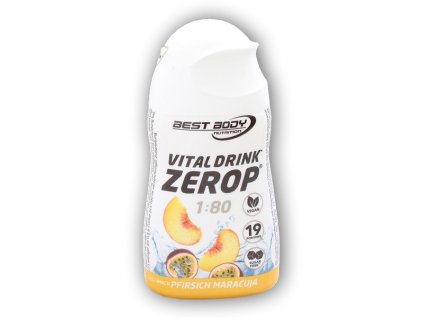Best Body Nutrition Vital drink Zerop 48ml (Varianta ledový čaj s broskví)
