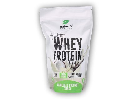 Nature´s Finest Whey protein shake 450g (Varianta vanilla coconut)