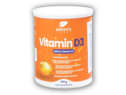 Nature´s Finest Vitamin D3 2000iu 150g