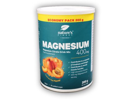 Nature´s Finest Magnesium drink mix 400mg / serving 200g