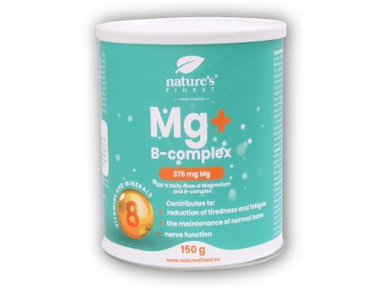 Nature´s Finest Magnesium + B-Complex 150g Hořčík + B-komplex