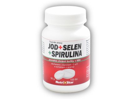 Nutristar Jod Selen Spirulina 100 tablet
