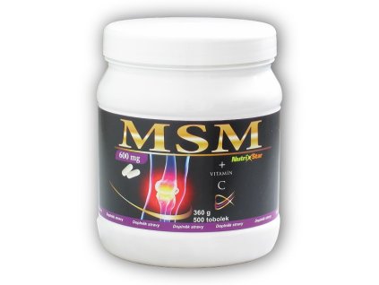Nutristar MSM 600mg 500 kapslí