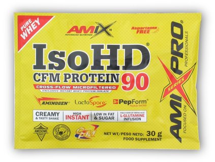 Amix Pro Series IsoHD 90 CFM Protein 30g akce sáček (Varianta double white chocolate)