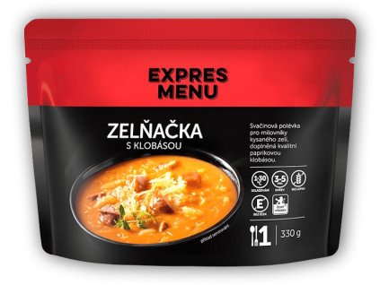 Expres Menu Zelná polévka s klobásou 330g