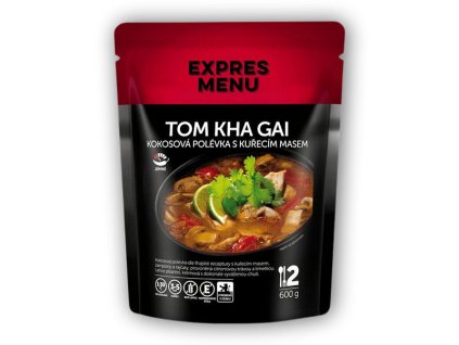 Expres Menu Thom Kha Gai - Thajská kokosová polévka s kuřecím masem 600g