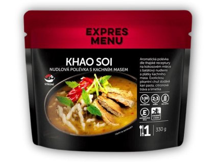 Expres Menu Khao Soi - Thajská nudlová polévka s kachním masem 330g