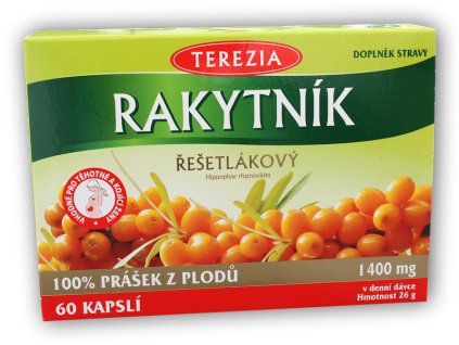 Terezia Rakytník řešetlákový 60 kapslí