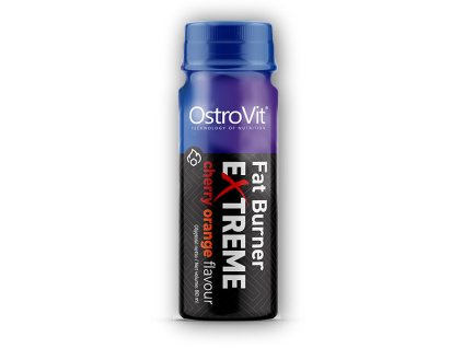 Ostrovit Fat burner extreme shot 80ml (Varianta višeň-pomeranč)