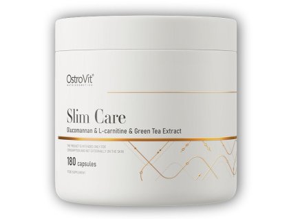 Ostrovit Slim Care Glucomannan + L-Carnitine + Green Tea Extract 180 kapslí