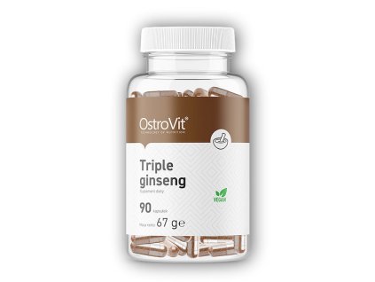 Ostrovit Triple ginseng vege 90 kapslí