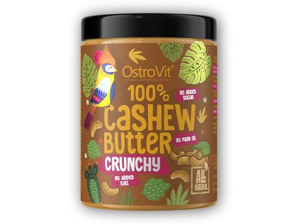 Ostrovit 100% Cashew butter crunchy 1000g