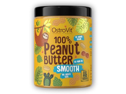 Ostrovit Peanut butter smooth 1000g arašídové máslo jemné