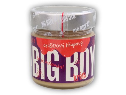 BigBoy Arašídový krém křupavý 250g Peanut Butter crunchy