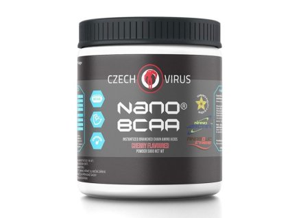 Czech Virus NANO BCAA 500g (Varianta kyselé jablko)